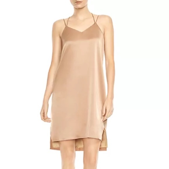 Halston Heritage Dresses & Skirts - Halston heritage strappy satin slip dress